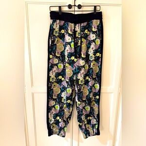 PURPLE MAROON San Francisco Jacquard Jogger Pants